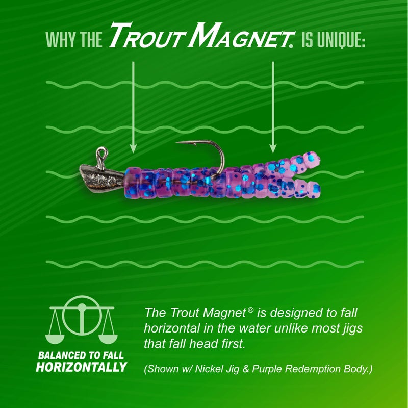 Trout Magnet 82 Piece Neon Fishing Kit, Catches All Types of Fish, Includes 70 Grub Bodies And 12 Size 8 Hooks, Orange,Green,White,Silver - Image 4